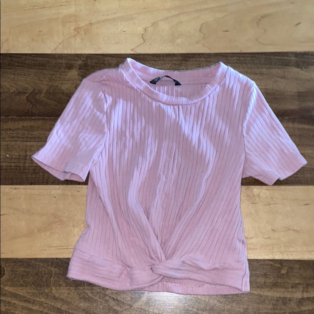 Pink Crop Top